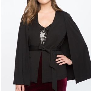 Eloquii Tie Waist Cape